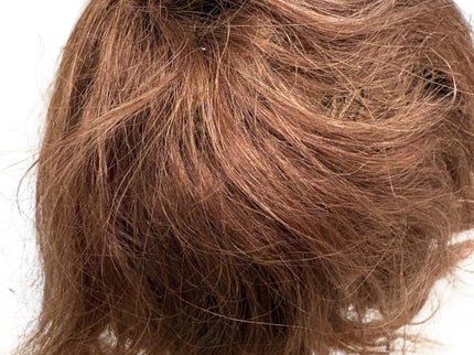 Puppenperücke, Mohair, Kurz , Gr. 28 Dunkelbraun
