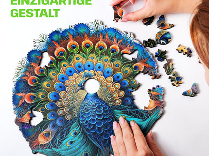 ESC Welt - Pfau Puzzle - 200 Teile