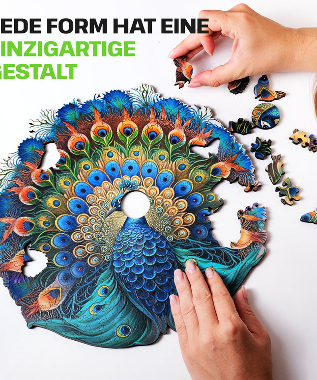 ESC Welt - Pfau Puzzle - 200 Teile