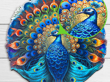 ESC Welt - Pfau Puzzle - 200 Teile