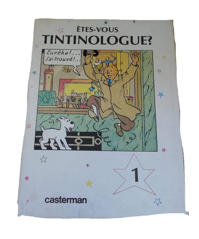 Etes Vous Tintinologue Tome 1 et 2
