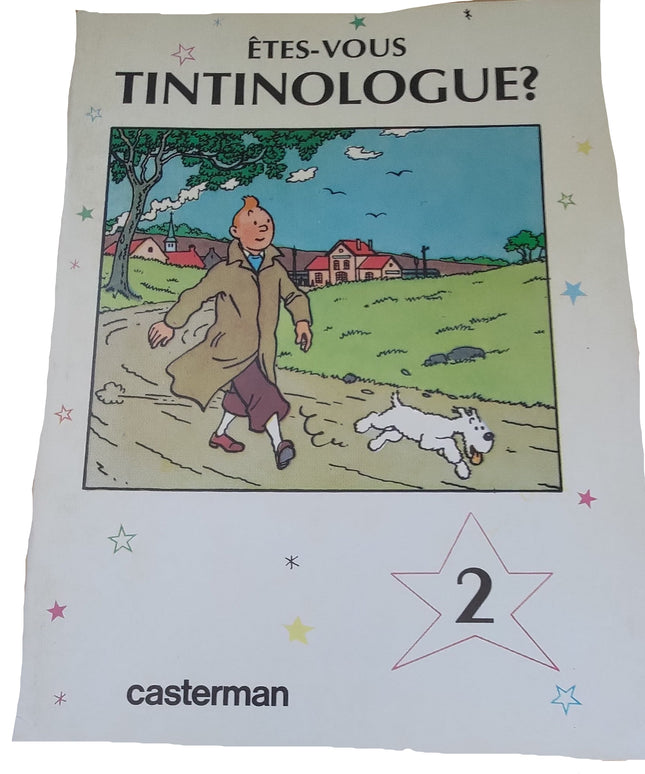 Etes Vous Tintinologue Tome 1 et 2