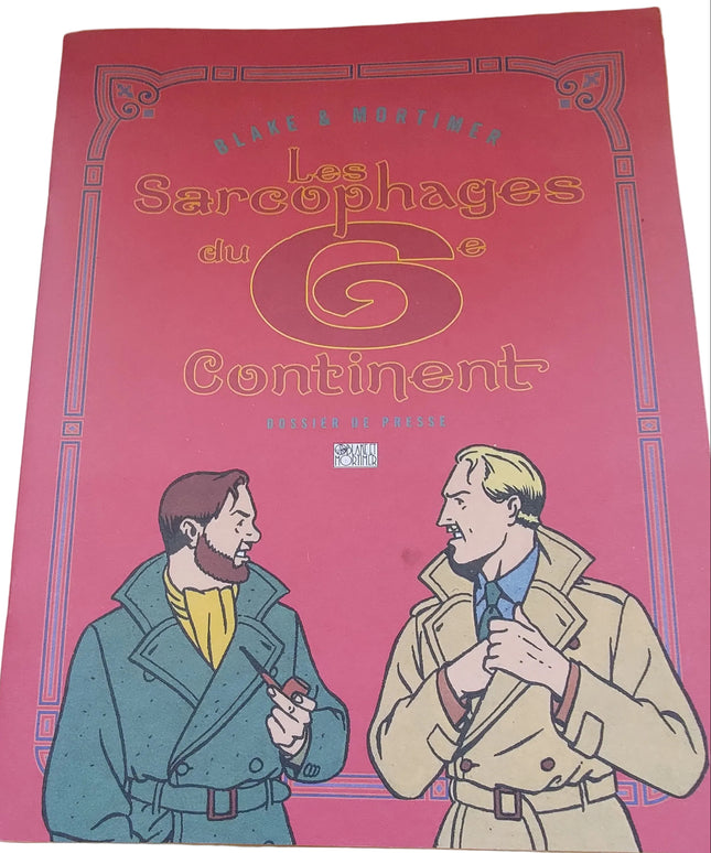 Blake & Mortimer | Dossier de Presse Officiel Dargaud 2003 *Rare*