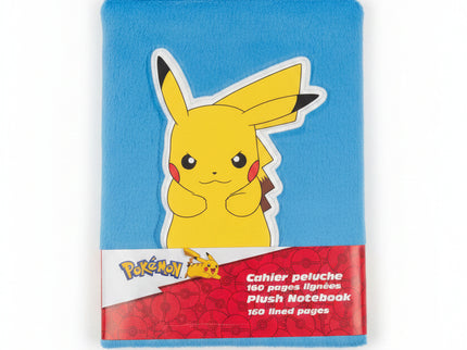 Pokémon A5 Plush Pikachu Notebook – Flauschiges Pokémon Notizbuch Blau