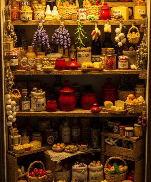 Sauerkrauttopf Set für Puppenhaus 1:12