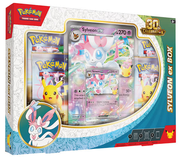 Pokémon - 30th Celebration Sylveon ex Box