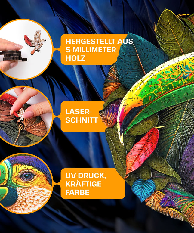 ESC Welt - Toucan Puzzle - 200 Teile