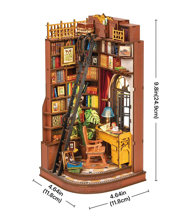 Rolife TGE02 - Silent Corner Study- Diorama - 3D Holzpuzzle