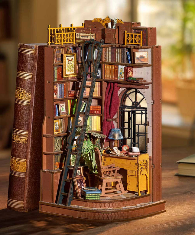 Rolife TGE02 - Silent Corner Study- Diorama - 3D Holzpuzzle