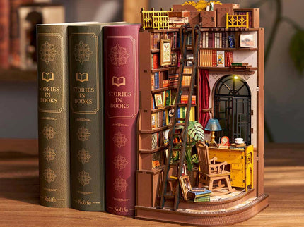 Rolife TGE02 - Silent Corner Study- Diorama - 3D Holzpuzzle