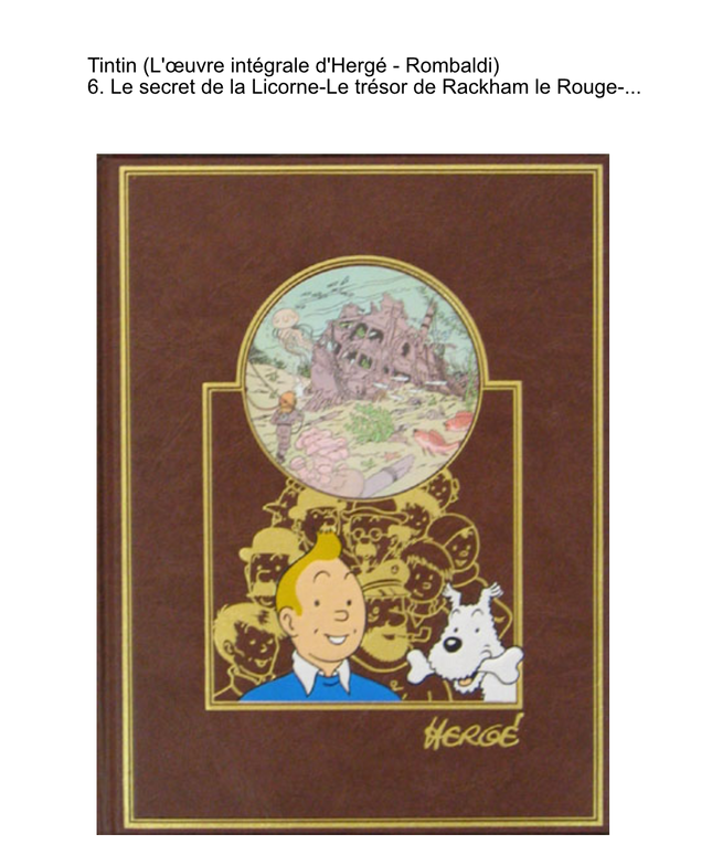 Tim und Struppi - La collection Tintin (L'œuvre intégrale d'Hergé - Rombaldi) en 13 volumes - édition collector limitée