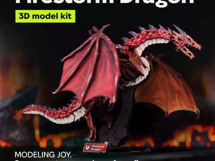 UGEARS 70282 - Firestorm Dragon
