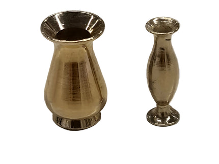 Vase aus Messing für Puppenhaus 1:12