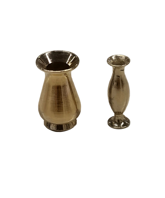 Vase aus Messing für Puppenhaus 1:12