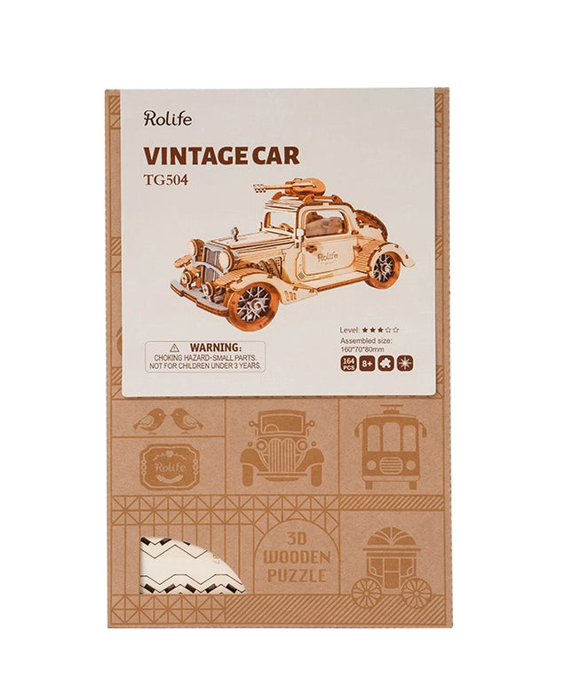 Rolife - Vintage Car - 3D Holzpuzzle