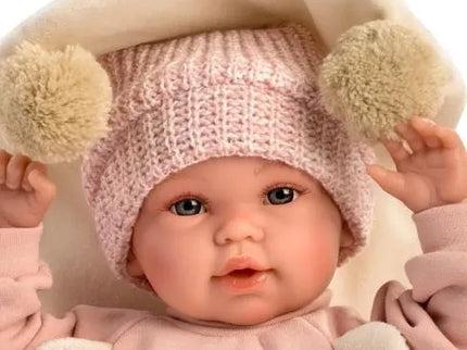 Llorens - Babypuppe Teddybär Rosa 36cm
