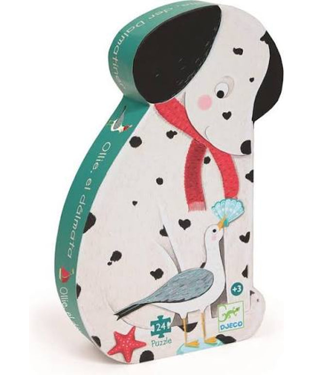Djeco - Puzzle Ollie der Dalmatiner - 24 Teile