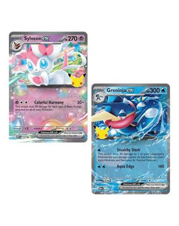 Pokémon - 30th Celebration ex Tin  Sylveon + Greninja ENG