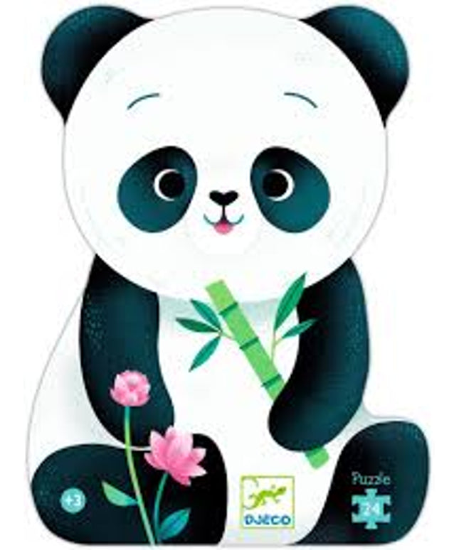 Djeco - Puzzle Leo der Panda - 24 Teile