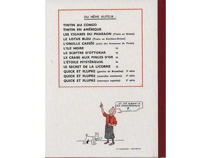 Tim und Struppi - Les aventures de Tintin - L'oreille cassée Edition fac-similé couleurs 1943 - Album numéro 6