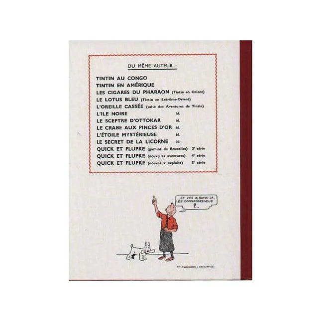 Tim und Struppi - Les aventures de Tintin - L'oreille cassée Edition fac-similé couleurs 1943 - Album numéro 6