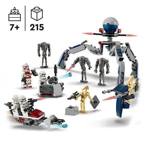 LEGO® Star Wars™ 75372 - Star Wars Clone Trooper & Battle Droid Battle Pack