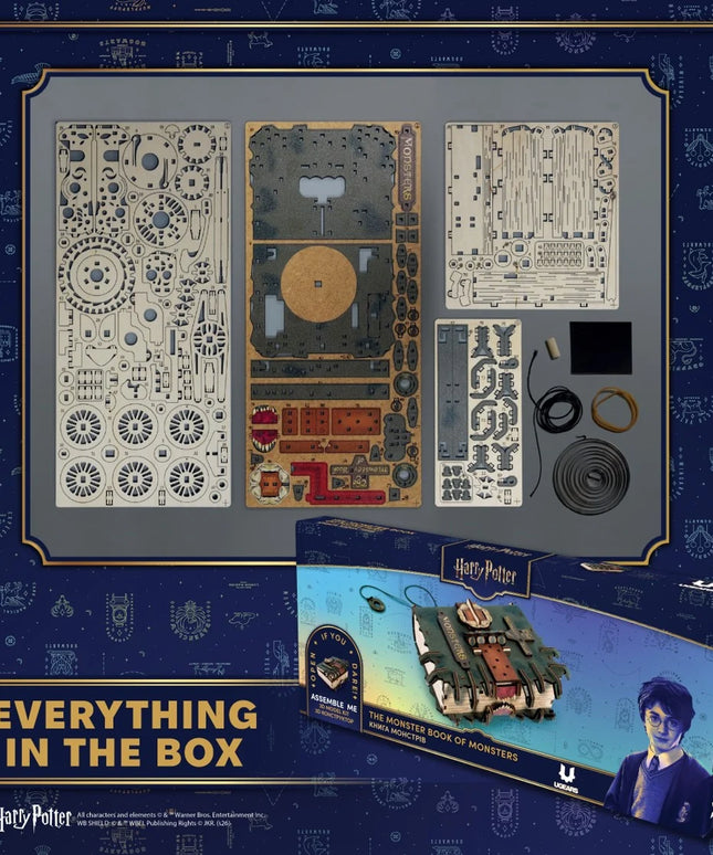 UGEARS 70274 - Harry Potter Das Monsterbuch der Monster