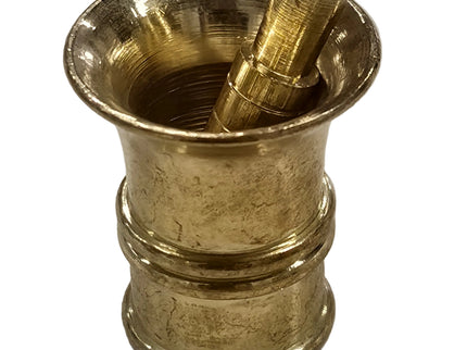 Mörser aus Messing für Puppenhaus 1:12