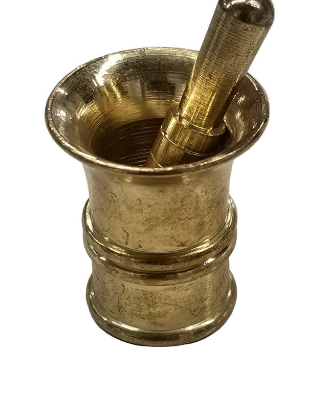 Mörser aus Messing für Puppenhaus 1:12