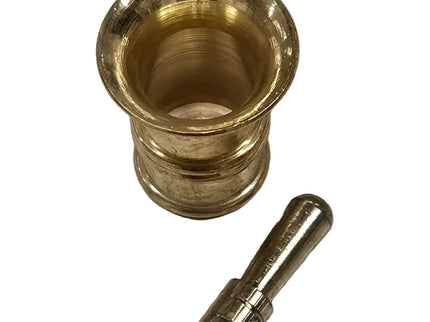 Mörser aus Messing für Puppenhaus 1:12