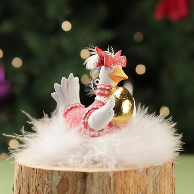 Ludibrium-Krinkles - Mini Goose A Laying Christmas Ornament
