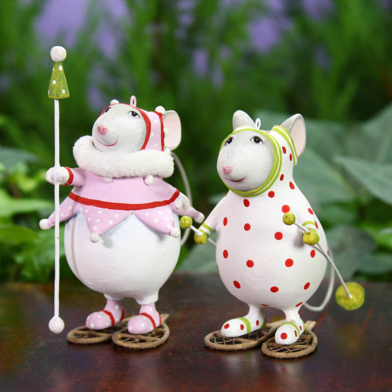 Ludibrium-Krinkles - Woodland - Pip Snowshoe Mouse Ornament