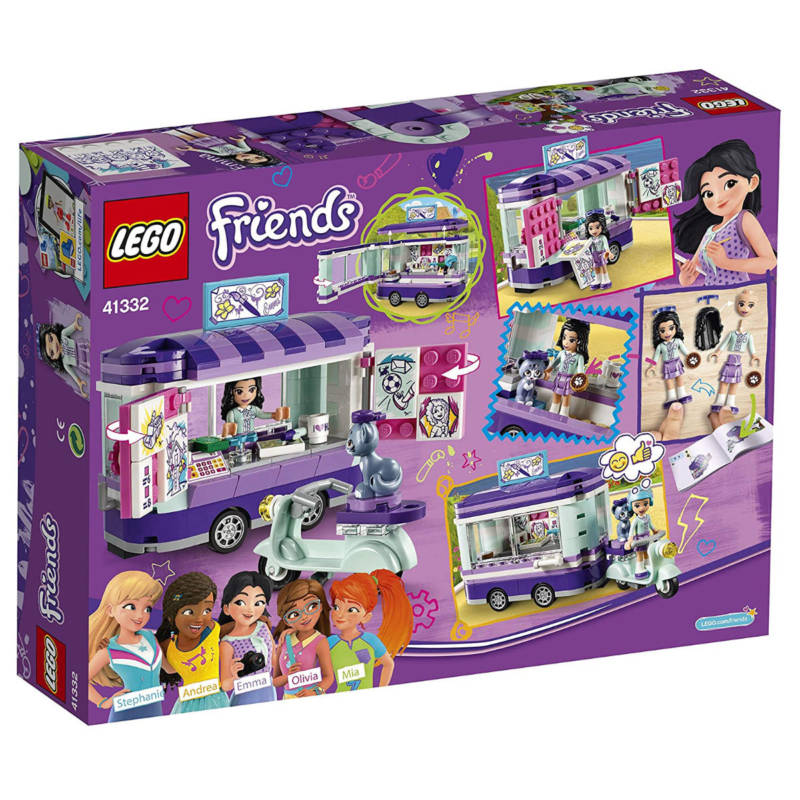 Ludibrium-LEGO® Friends 41332 - Emmas rollender Kunstkiosk