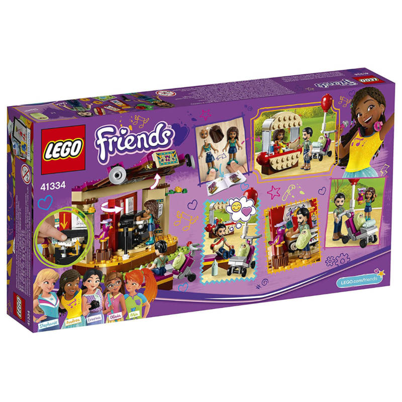 Ludibrium-LEGO® Friends 41334 - Andreas Bühne im Park