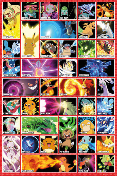 Pokémon Poster - Collage 61 x 91 cm