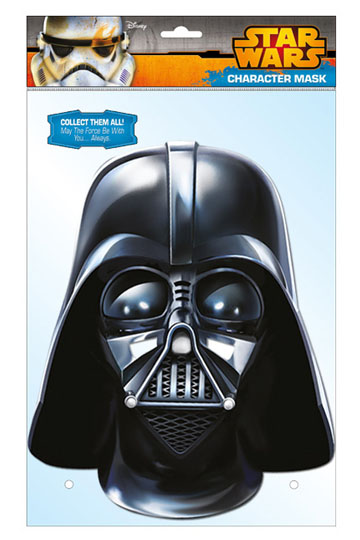 Star Wars Darth Vader 6 Masken Gesichtsmasken aus Karton 
