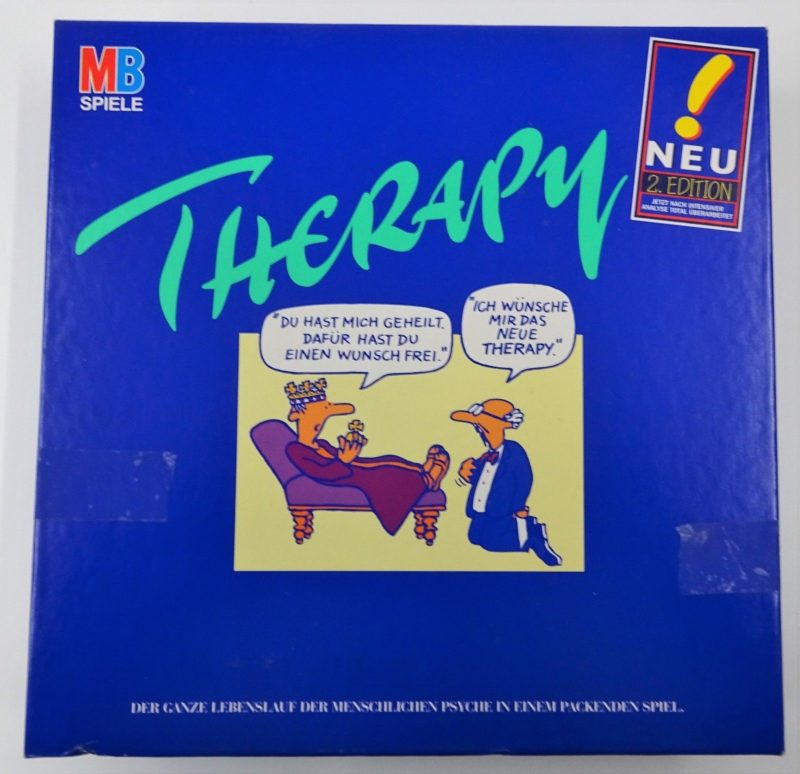 Therapy 2. Edition. Gesellschafts / Partyspiel über Psychologie (Erscheinungsjahr 1994)