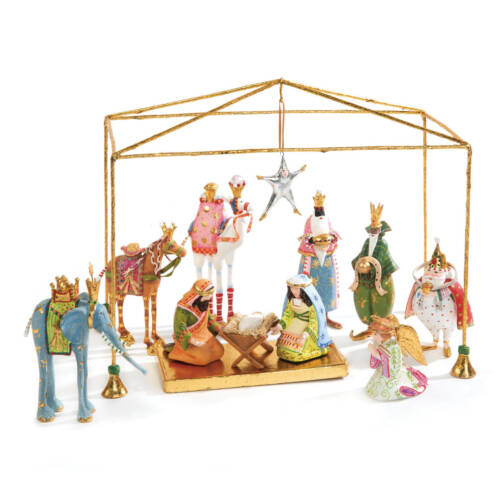 Krinkles - Mini Krippe 13-teilig - Mini Nativity Set