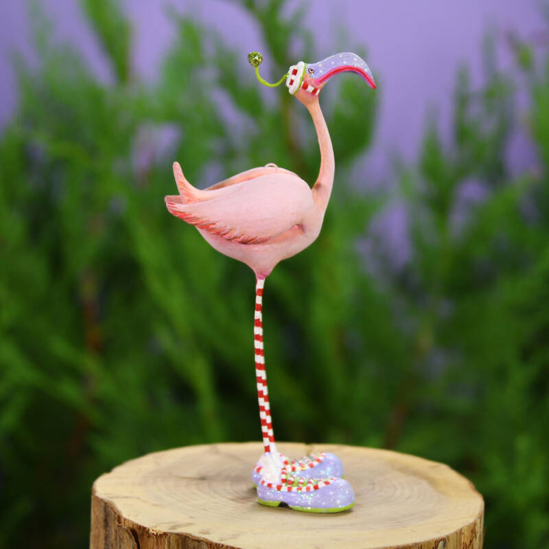 Ludibrium-Krinkles - Jambo Sheldon Flamingo Mini Ornament