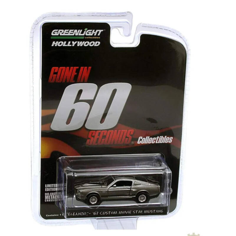 Greenlight -  'Gone in 60 Seconds' Diecast Modellauto 'Eleanor' - 1967 Shelby Mustang, Maßstab 1:64