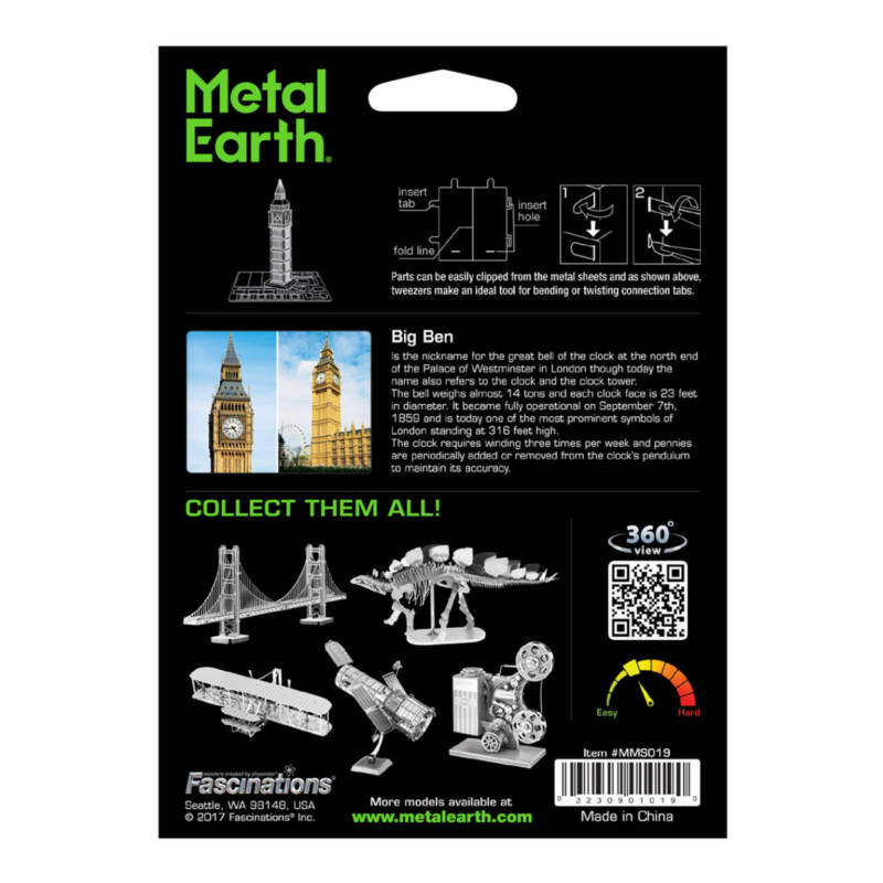 Ludibrium-Metal Earth - Big Ben Tower