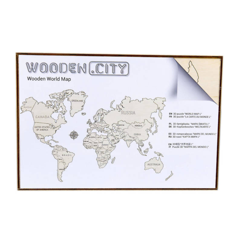 Wooden.City - World Map XL
