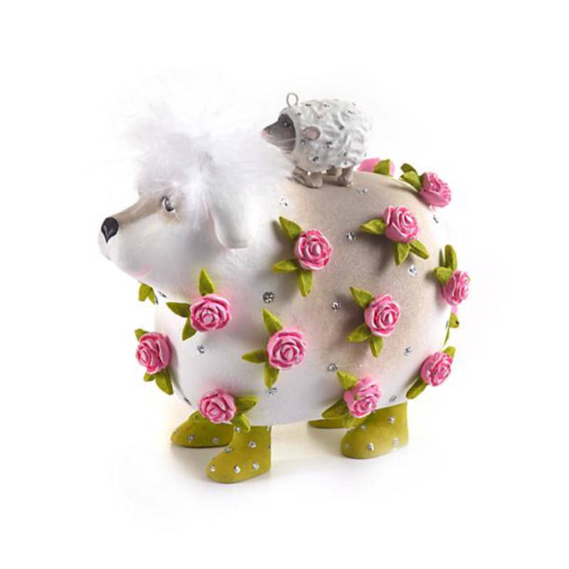 Krinkles - Willow Working Sheepdog & Lamb Ornament