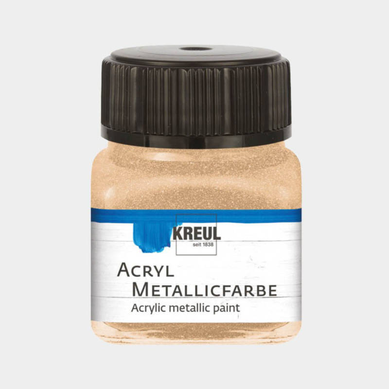 Ludibrium-KREUL - Acryl Metallicfarbe Champagner 20 ml