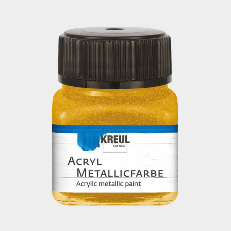 Ludibrium-KREUL - Acryl Metallicfarbe Gold 20 ml