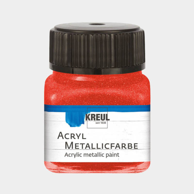 Ludibrium-KREUL - Acryl Metallicfarbe Rot 20 ml