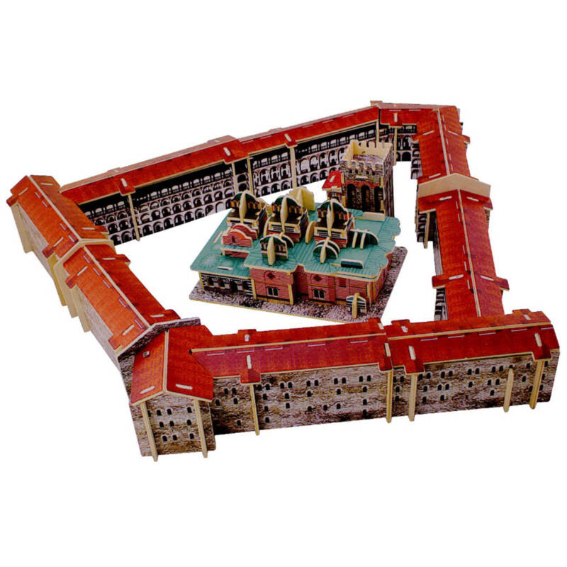 Ludibrium-Anek - Rila Monastery Kloster - 3D Puzzle aus Holz 1/10