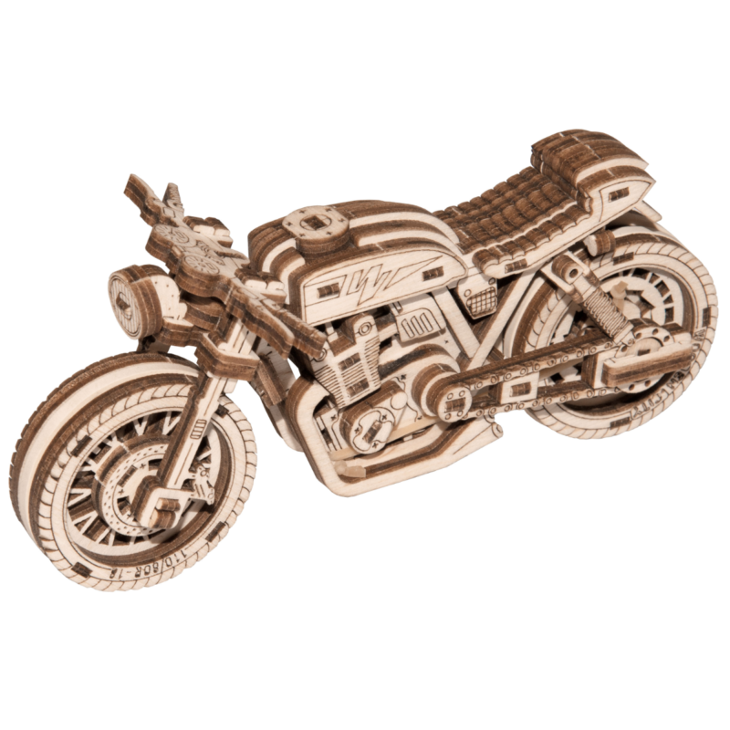 Ludibrium-Wooden.City - Сafé Racer WR340 (Motorrad) - Holzbausatz