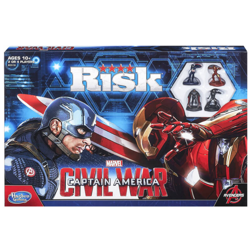Ludibrium-Captain Amerika - Brettspiel Risk - "Englische Version" Civil War Edition