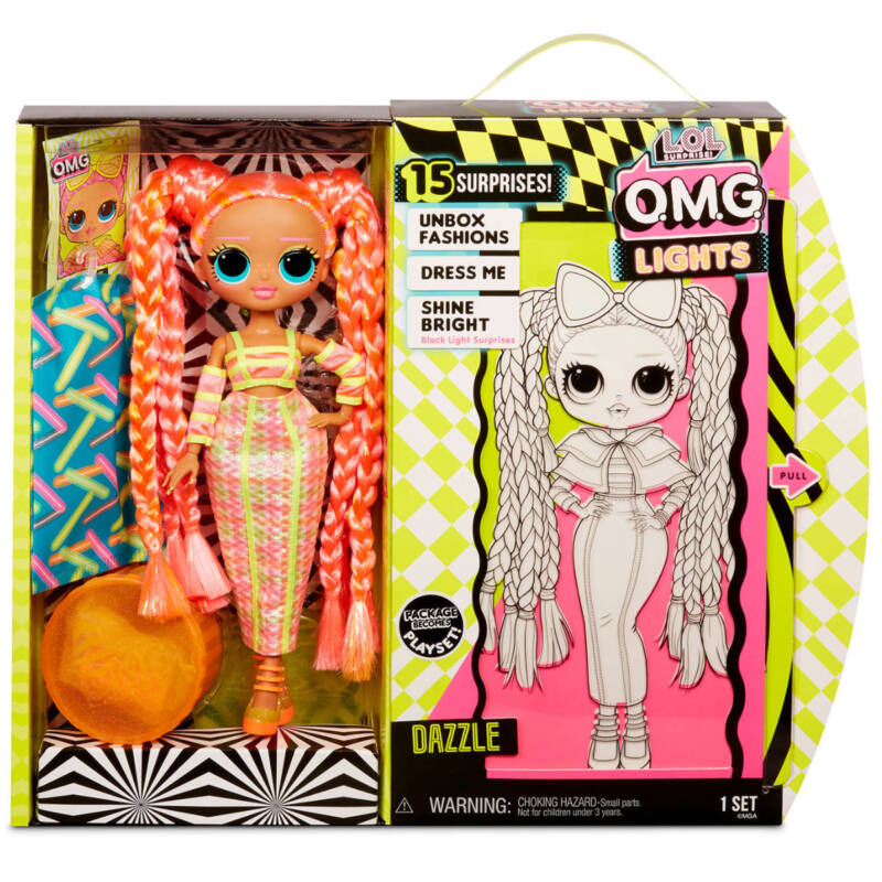 Ludibrium-MGA Entertainment - L.O.L. Surprise OMG Doll Neon Series - Dazzle - Modepop